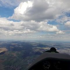 Flugwegposition um 13:57:30: Aufgenommen in der Nähe von Alb-Donau-Kreis, Deutschland in 1691 Meter